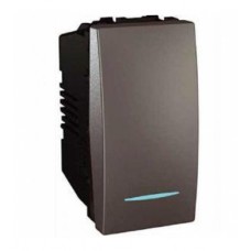 Перемикач 1-клавішний (СХ.6) із підсвічуванням графіт Schneider Electric
