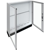 Підлоговий щит із прозорими дверима Hager FR26L2 Univers IP55/II 1850x1550x275мм із цоколем h=200мм
