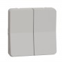 Прохідний 2-клавішний перемикач Schneider Electric MUR39022 (сх.6+6) IP55 (білий)