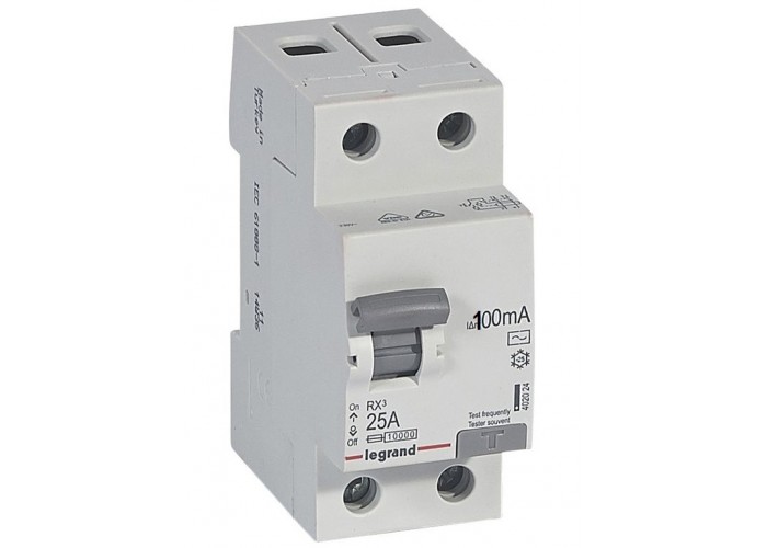 ПЗВ Legrand (402028) RX3 2P 25А 100mA AC