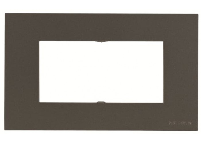 Рамка ABB Zenit 2CLA247400N1801 N2474 AN італійський стандарт 4М (антрацит)