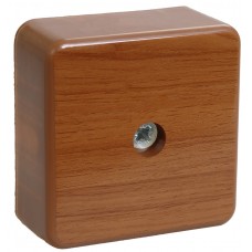 Розпаювальна коробка з контактною групою IEK КМ 41206-05 (UKO10-050-050-020-K24) 50х50х20 дуб