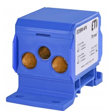 Розподільний блок ETI 001102416 EDBM-6/N (192А 1x4-70; 2x4-50; 1x4-25)