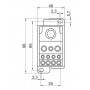 Колодка клемна розподільча РБД-250 IEK ( RBD-250 )