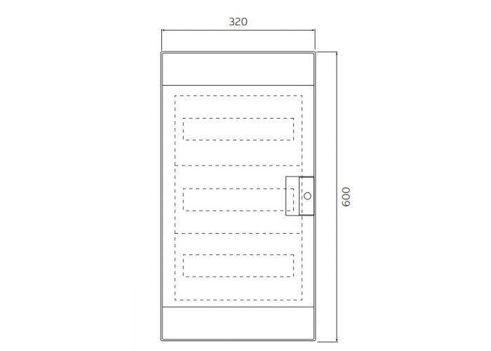 Щиток ABB Mistral65 на 36 (18x2) модулів