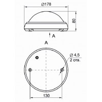 Світильник LED IEK ДПО 3010Д 8Вт 4500K IP54 з ДД