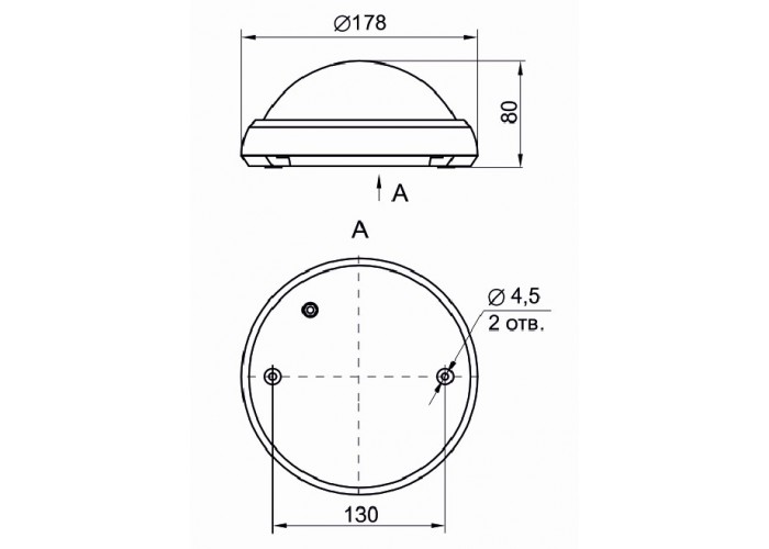Світильник LED IEK ДПО 3010Д 8Вт 4500K IP54 з ДД