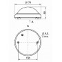 Світильник LED IEK ДПО 3010Д 8Вт 4500K IP54 з ДД