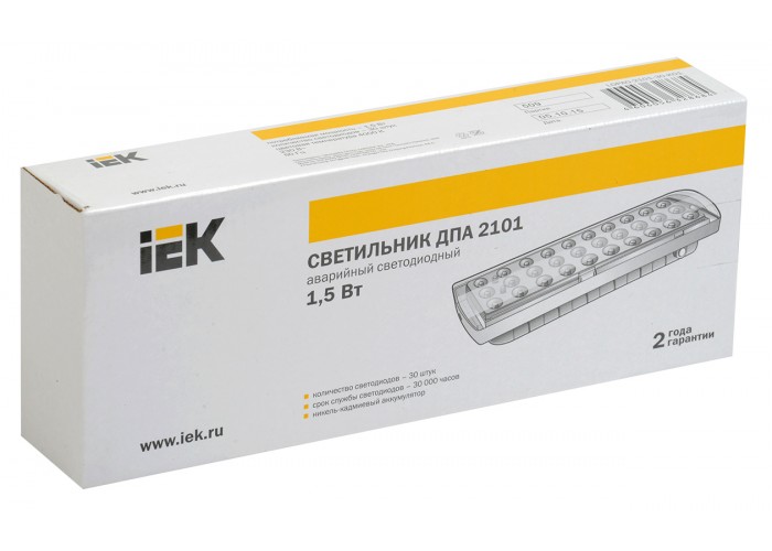 Світильник аварійного освітлення IEK ДПА 2101 30LED 4ч