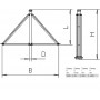 Тримач блискавки OBO Bettermann (5408966) isFang 3B-100 AL з алюмінію