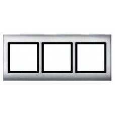 Тримісна рамка Schneider Electric Aquadesign MTN400360 (алюміній)