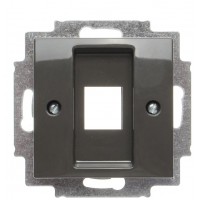 Центральна плата комп'ютерної розетки ABB Basic 55 2CKA001753A0214 2561-95-507 (чорний шато)
