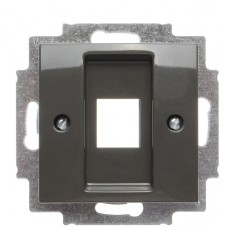 Центральна плата комп'ютерної розетки ABB Basic 55 2CKA001753A0214 2561-95-507 (чорний шато)