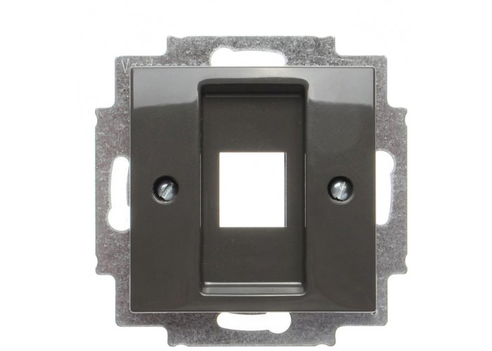 Центральна плата комп'ютерної розетки ABB Basic 55 2CKA001753A0214 2561-95-507 (чорний шато)