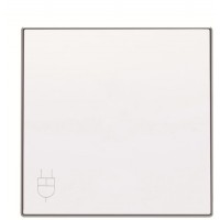 Центральна плата розетки ABB Sky 2CLA858810A1101 8588.1 BL із кришкою (білий)