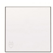 Центральна плата розетки ABB Sky 2CLA858810A1101 8588.1 BL із кришкою (білий)