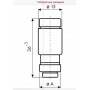 Запобіжник ETI 004312005 D02UQ63A/400V gR (50 kA)