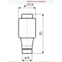Запобіжник ETI 004322003 DIIUQ6A/500V gR (50 kA)