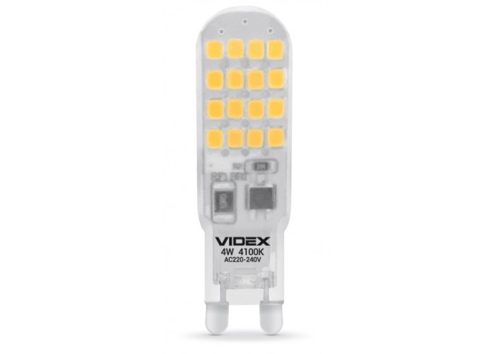 Cіліконова LED лампа Videx G9S G9 4Вт 4100K (VL-G9S-04224)
