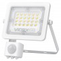 LED прожектор Videx F2e 10Вт 5000K (VL-F2e105W-S) з датчиком руху та освітленості