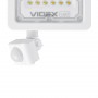 LED прожектор Videx F2e 10Вт 5000K (VL-F2e105W-S) з датчиком руху та освітленості