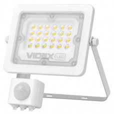 LED прожектор Videx F2e 20Вт 5000K (VL-F2e205W-S) з датчиком руху та освітленості