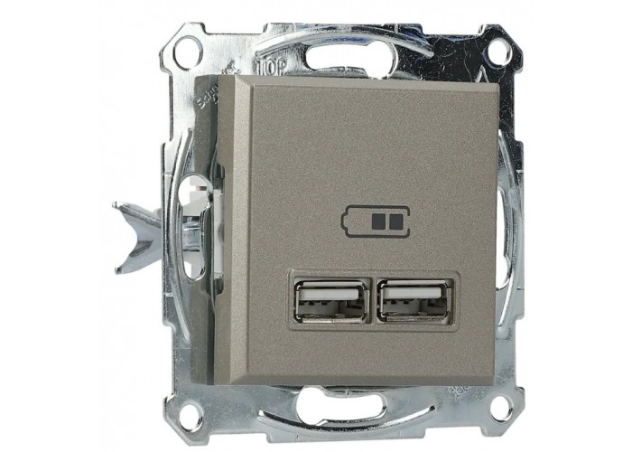 USB розетка Schneider Electric Asfora EPH2700269 (бронза)