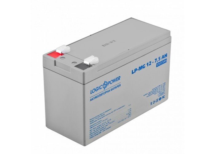 Акумулятор LogicPower AGM LPM-MG 12-7,5 AH 12В