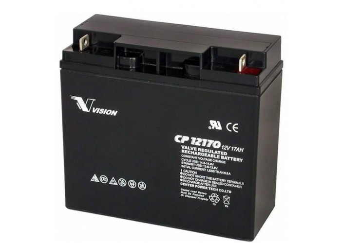 Акумуляторна батарея Vision CP 12В 17 AH