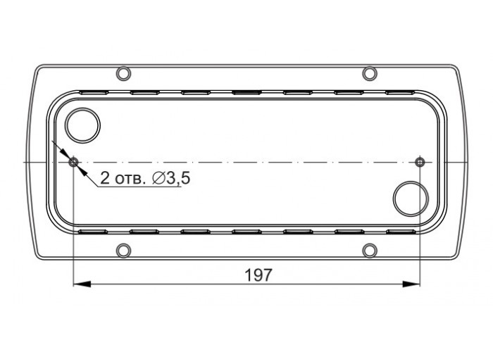 Аварійний світильник постійної дії IEK LDPA0-2101-4-65-K01 ДПА 2105 4ч IP65