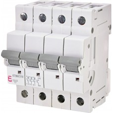 Автоматичний вимикач ETI 270440108 ETIMAT P10 3p+NB 4A (10kA)