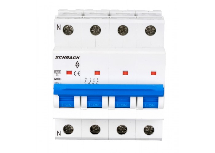 Автоматичний вимикач Schrack BM617425 6кА 25А 4P C