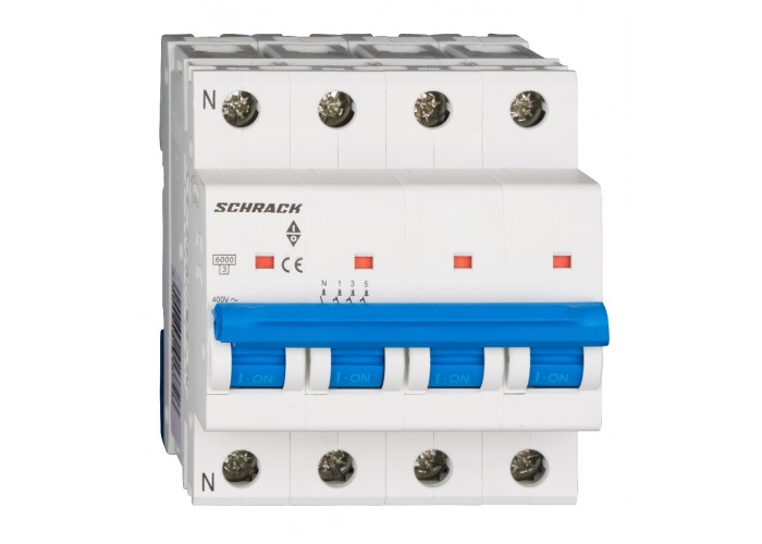 Автоматичний вимикач Schrack BM617425 6кА 25А 4P C