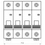 Автоматичний вимикач Schrack BM617425 6кА 25А 4P C