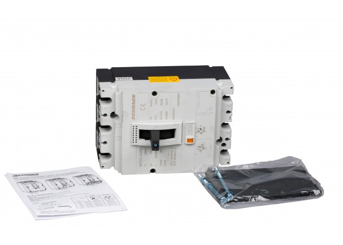 Автоматичний вимикач в литому корпусі типу Schrack MZ225431 36кА 250А 3P