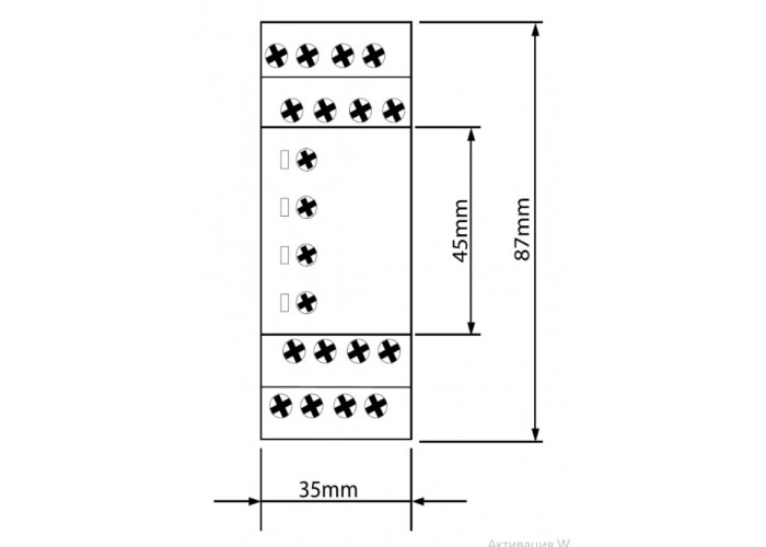 Багатофункціональне реле Schrack ZR5B0025 12-240В AC/DC 8А