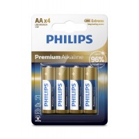 Батарейка Philips LR6M4B/10 Premium Alkaline AA BLI 4