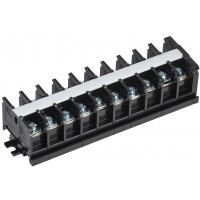 Блок затискачів IEK YZN43-10-006-K02 БЗН TK-040 6мм² 40А 10 пар на DIN-рейку