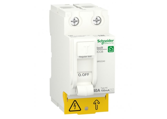 Диференціальне реле Schneider Electric R9R52240 RESI9 2P 40A 100мА АС