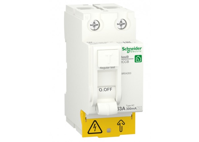 Диференціальне реле Schneider Electric R9R54263 RESI9 2P 63A 300мА АС