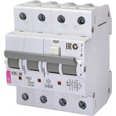 Диференціальний автомат ETI 002174006 KZS-4M 3p+NB 25/0.03 тип AC (6kA)