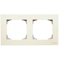 Двопостова рамка ABB Sky 8572 BL (біла)