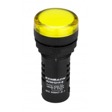 Жовтий LED індикатор Schrack BZ501216B 230В AC