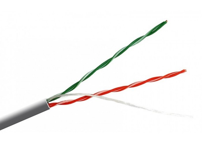 Кабель UTP(PE) cat.5e 2x2x0.5 CCA, зовнішній, 305м (вита пара)