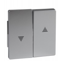 Клавіша Schneider Electric Aquadesign MTN343460 для ролетного вимикача, «під алюміній»
