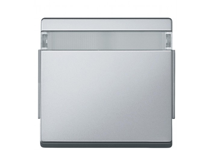 Клавиша Schneider Electric Aquadesign MTN343960 с полем для надписи, «под алюминий»
