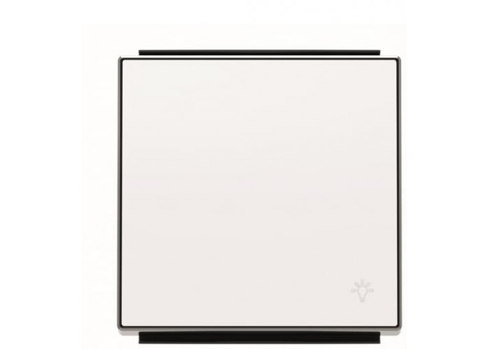Клавіша вимикача ABB Sky 2CLA850420A1101 8504.2 BL із символом «Світло» (білий)