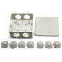 Коробка монтажна Wave W000043 100х100х50 з 7 вводами для труб