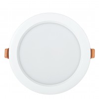 Круглий врізний світильник IEK LDVO0-1802-20-4000-K01 ДВО 1802 PRO 20Вт 4000K IP40