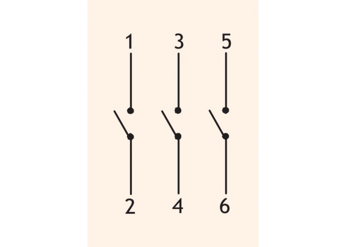 Кулачковий перемикач ETI 004773082 CS 25 10 U ES 3p «0-1» 25A